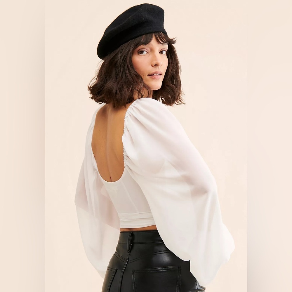 For Love And Lemons- Trisha Crop Top - Picture 2 of 9